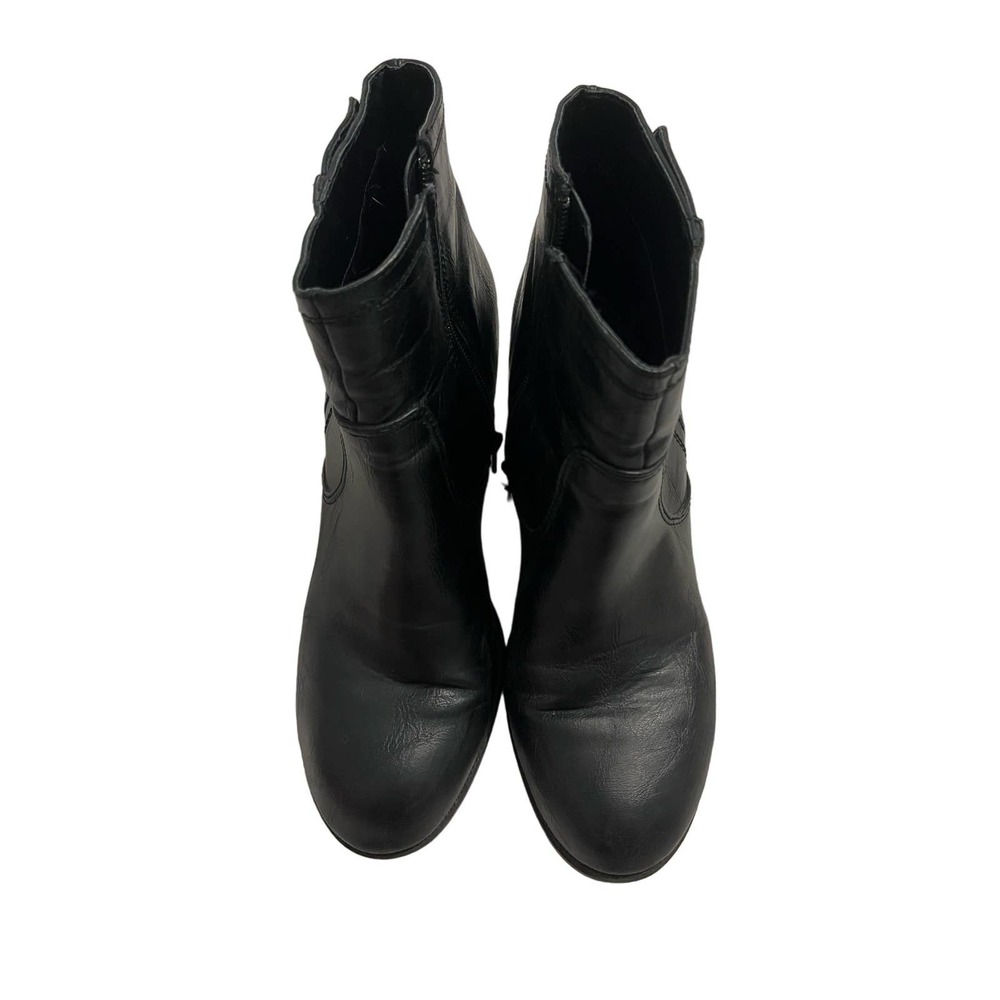 Crown Vintage black bootie with chunky heel Size 10 - Picture 4 of 5